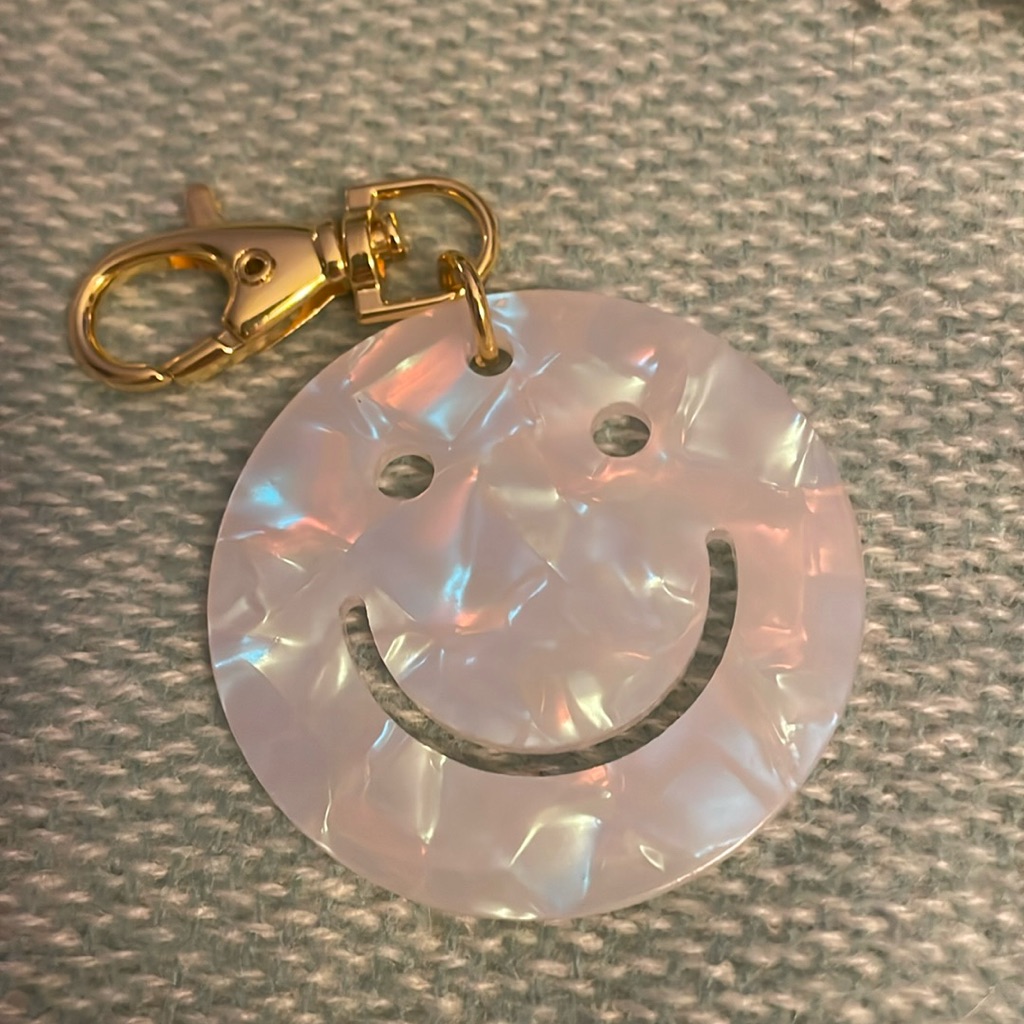 Smiley Face Key Ring